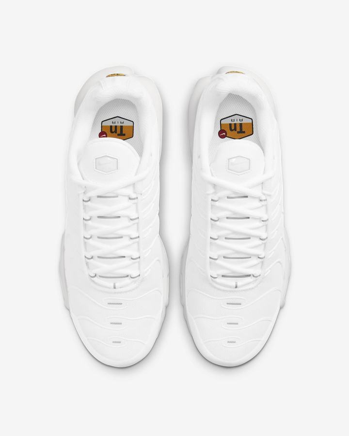 Zapatillas Nike Air Max Plus Mujer Blancas Plateadas | ZMDOK-7850