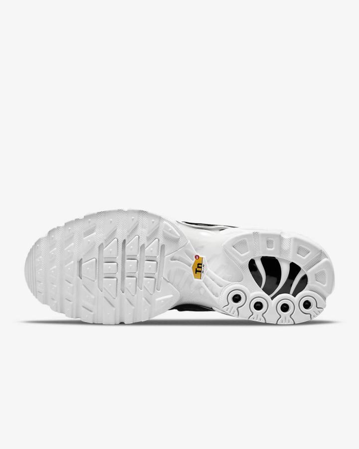 Zapatillas Nike Air Max Plus Mujer Negras Blancas | KQXDU-4218