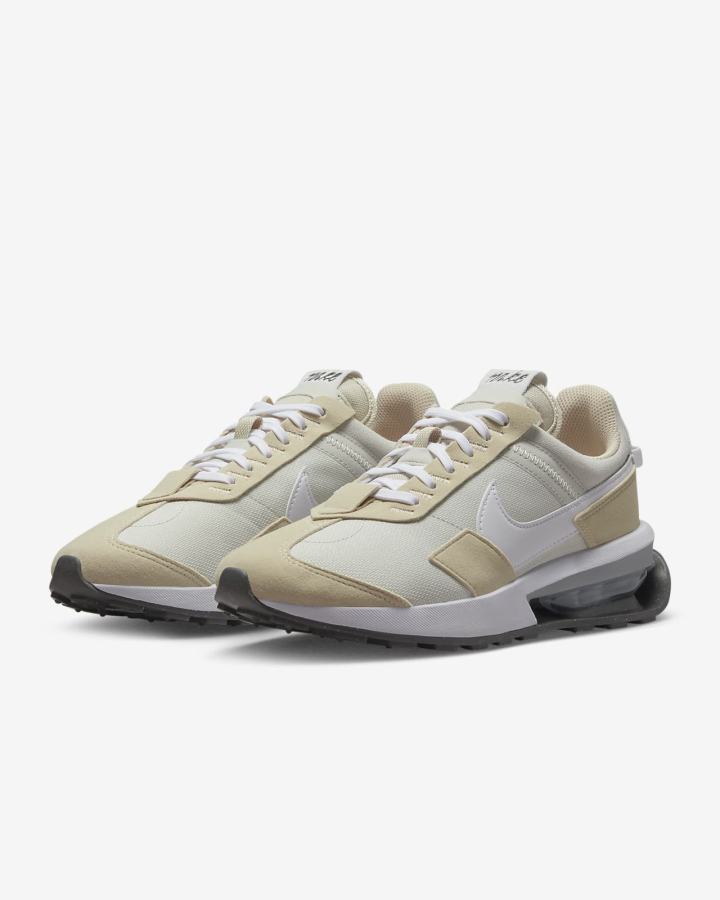 Zapatillas Nike Air Max Pre-Day Mujer Beige Claro Gris Blancas | JBHEU-3096