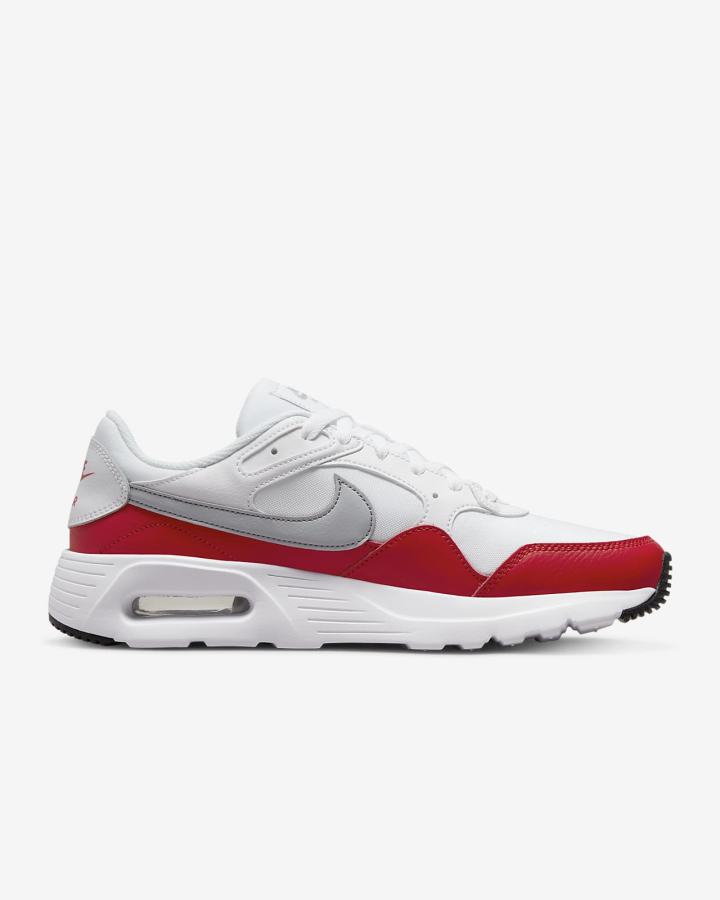 Zapatillas Nike Air Max SC Hombre Blancas Rojas Negras Gris | RJASC-6123