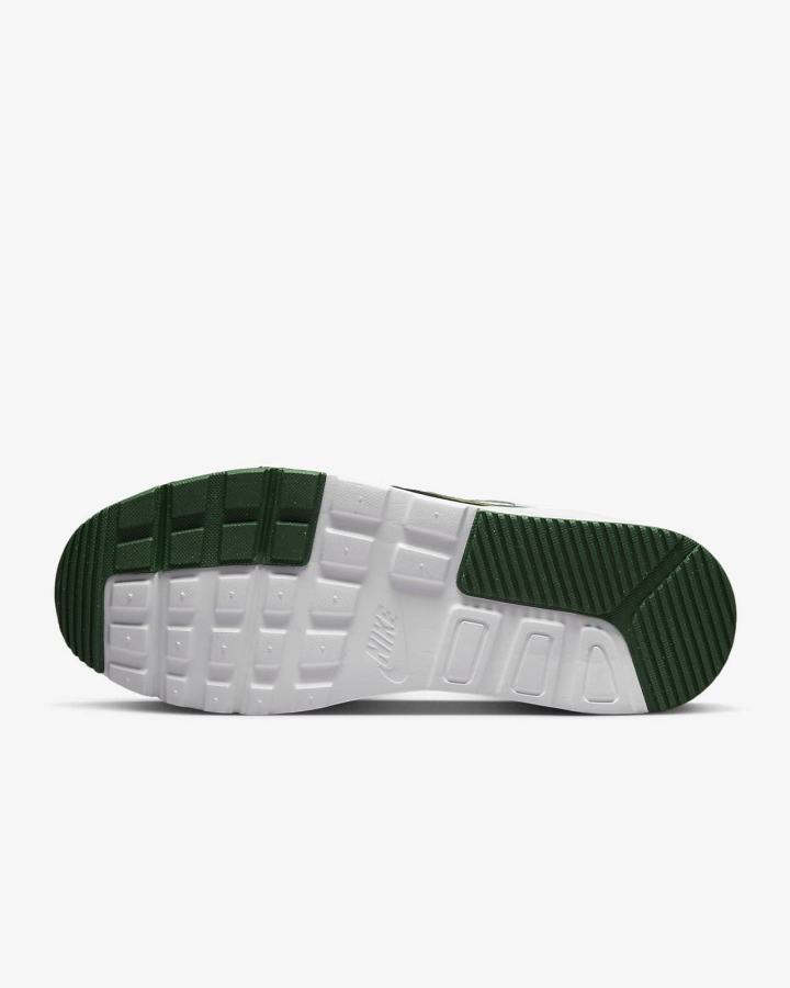 Zapatillas Nike Air Max SC Hombre Blancas Negras Plateadas Verde | VBTGY-4062