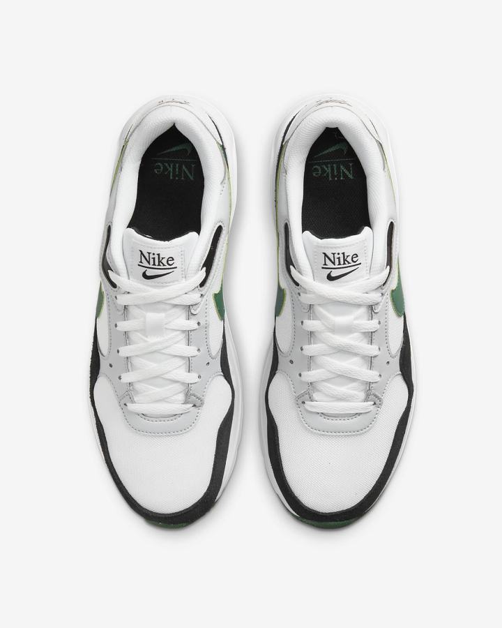 Zapatillas Nike Air Max SC Hombre Blancas Negras Plateadas Verde | VBTGY-4062