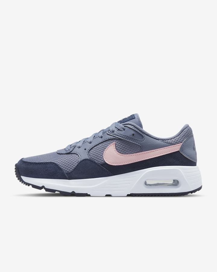 Zapatillas Nike Air Max SC Mujer Azul Marino Blancas | MXCFR-2875