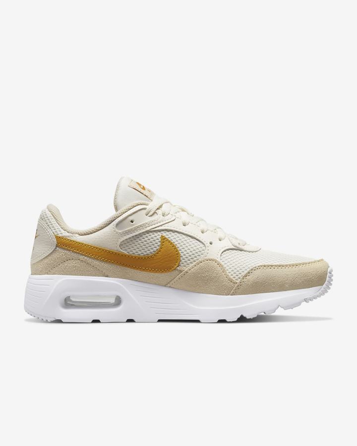 Zapatillas Nike Air Max SC Mujer Blancas Doradas | EKFMQ-2790