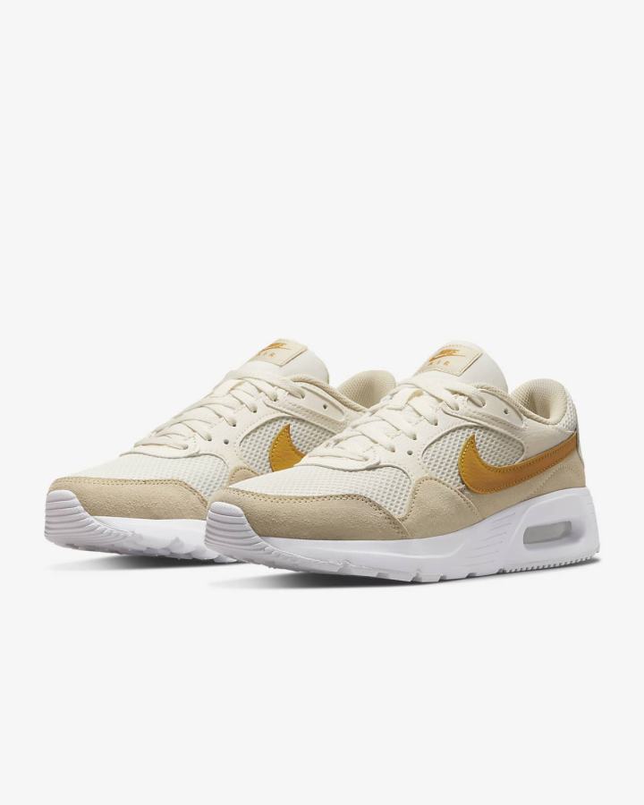 Zapatillas Nike Air Max SC Mujer Blancas Doradas | EKFMQ-2790