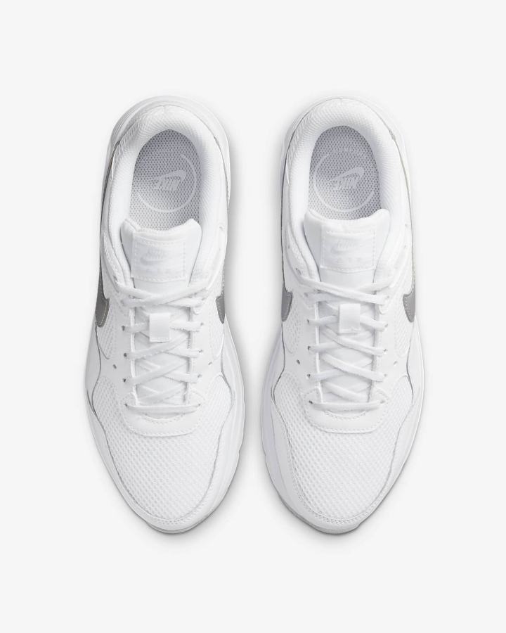 Zapatillas Nike Air Max SC Mujer Blancas Plateadas Metal Plateadas | OWDPS-9680