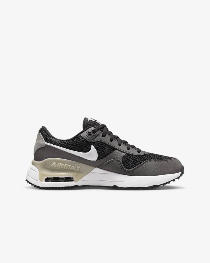 Zapatillas Nike Air Max SYSTM Kids Niño Gris Oscuro Azules Gris Blancas | GXEMT-2765
