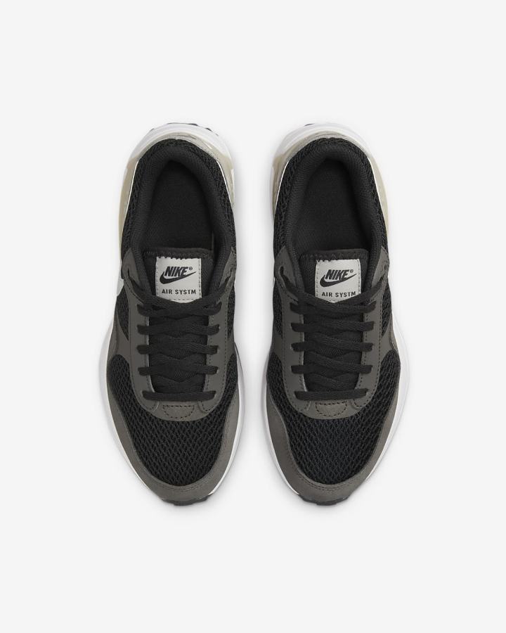 Zapatillas Nike Air Max SYSTM Kids Niño Gris Oscuro Azules Gris Blancas | GXEMT-2765