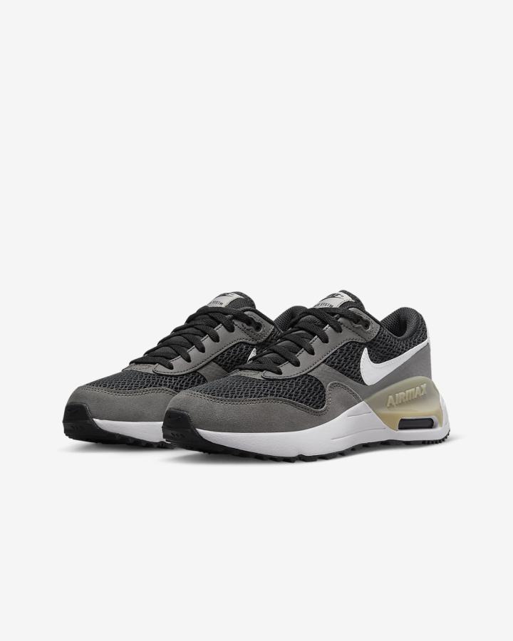 Zapatillas Nike Air Max SYSTM Kids Niño Gris Oscuro Azules Gris Blancas | GXEMT-2765
