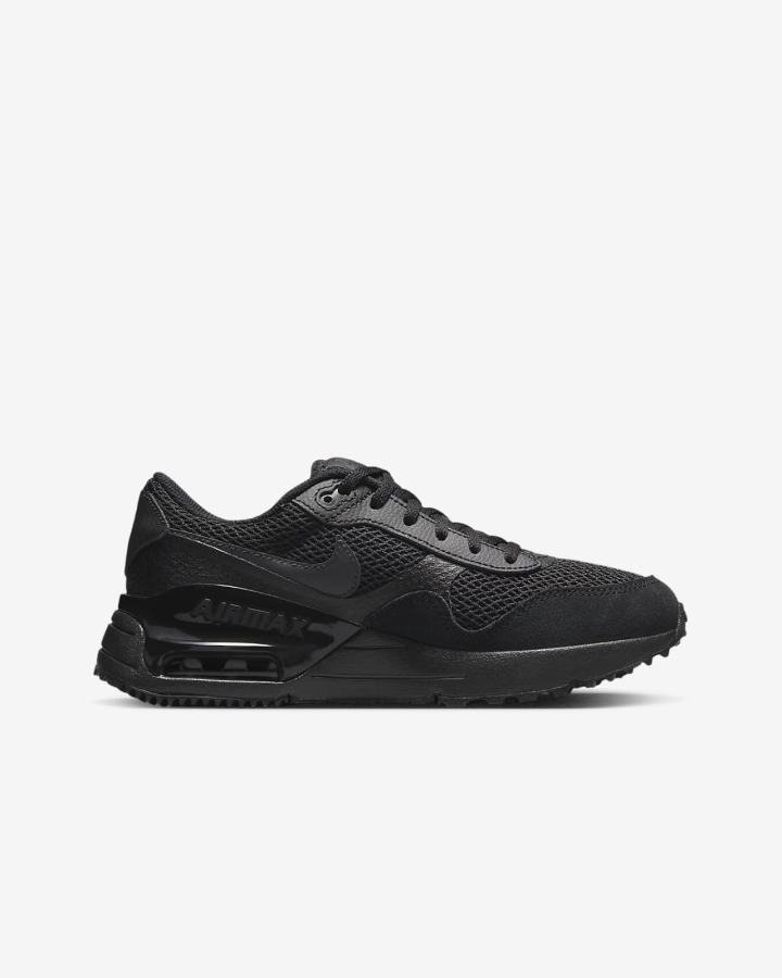 Zapatillas Nike Air Max SYSTM Kids Niño Negras Gris Oscuro | UNAVF-8921
