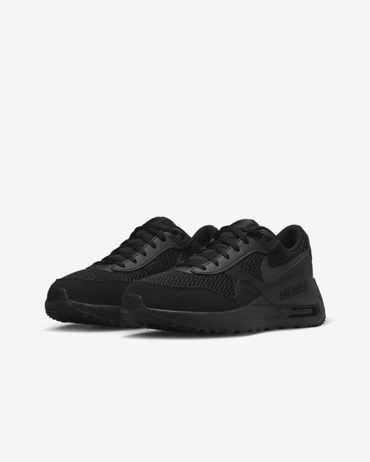 Zapatillas Nike Air Max SYSTM Kids Niño Negras Gris Oscuro | UNAVF-8921