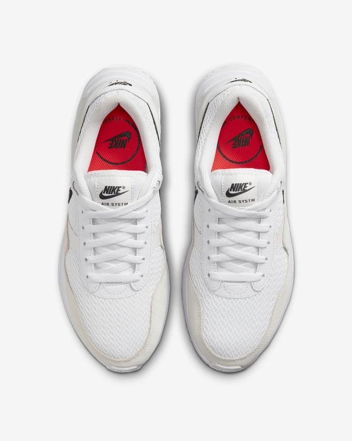 Zapatillas Nike Air Max SYSTM Mujer Blancas Negras | GTNFB-2058
