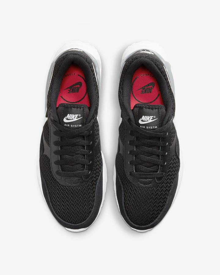 Zapatillas Nike Air Max SYSTM Mujer Negras Gris Blancas | EJZUD-8209