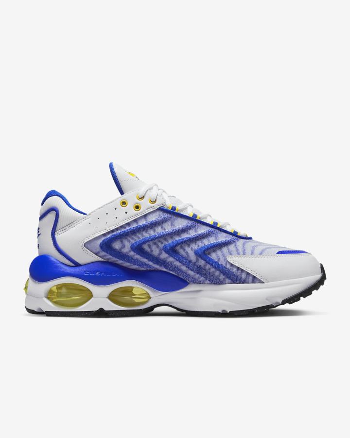 Zapatillas Nike Air Max TW Hombre Blancas Azules Negras Amarillo | QOHCG-9857