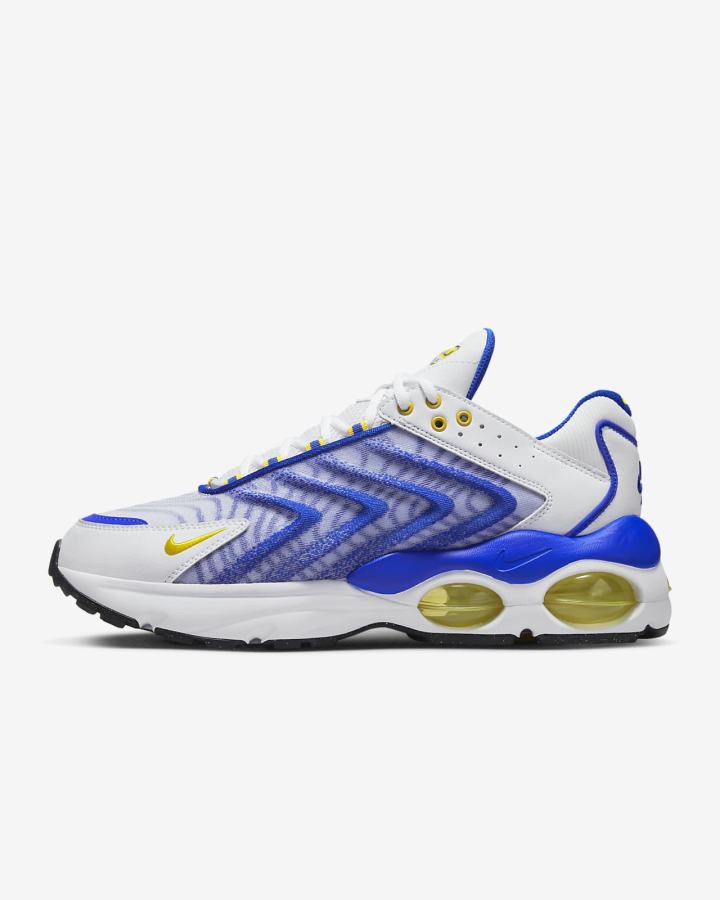 Zapatillas Nike Air Max TW Hombre Blancas Azules Negras Amarillo | QOHCG-9857