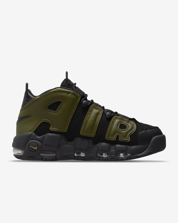 Zapatillas Nike Air More Uptempo '96 Hombre Negras Verde | CYWRQ-4537