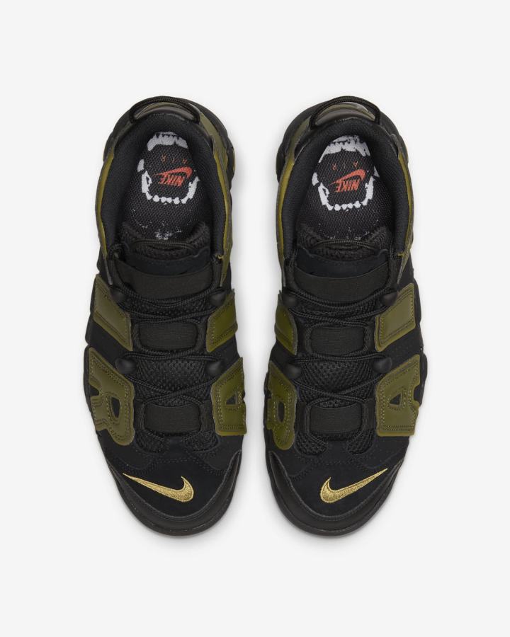 Zapatillas Nike Air More Uptempo '96 Hombre Negras Verde | CYWRQ-4537