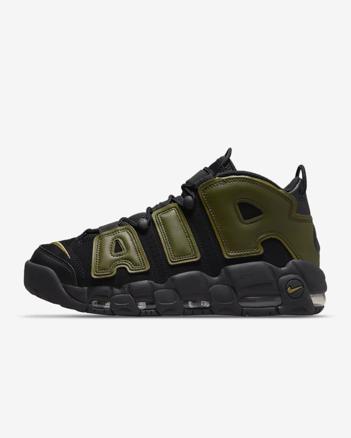 Zapatillas Nike Air More Uptempo '96 Hombre Negras Verde | CYWRQ-4537