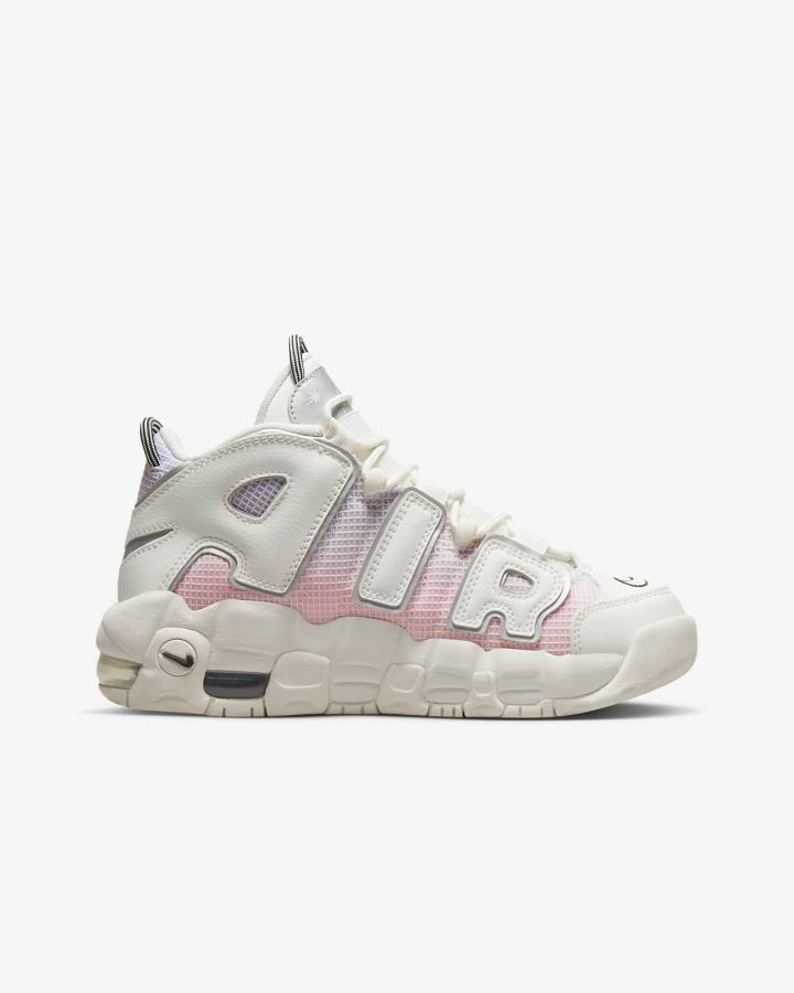 Zapatillas Nike Air More Uptempo Kids Niño Rosas Negras | YCPEB-7692