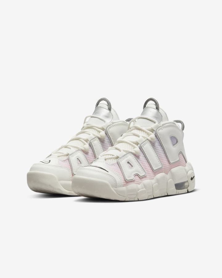 Zapatillas Nike Air More Uptempo Kids Niño Rosas Negras | YCPEB-7692