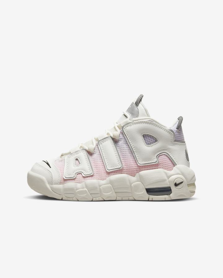 Zapatillas Nike Air More Uptempo Kids Niño Rosas Negras | YCPEB-7692