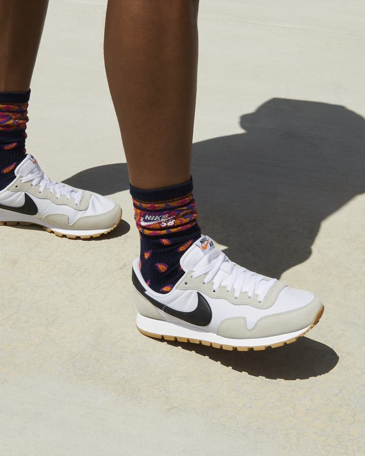 Zapatillas Nike Air Pegasus 83 Hombre Blancas Marrones Claro Negras | TJHWB-6279
