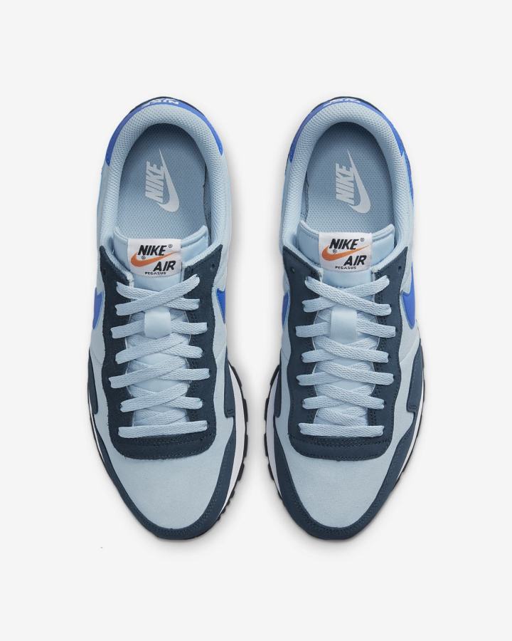 Zapatillas Nike Air Pegasus 83 Premium Hombre Azules Azul Marino Blancas Azules | AOYZH-3072