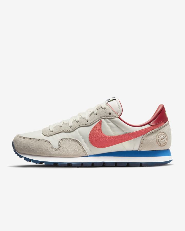 Zapatillas Nike Air Pegasus 83 Premium Hombre Azules Beige Claro Rojas Claro | EBING-1964