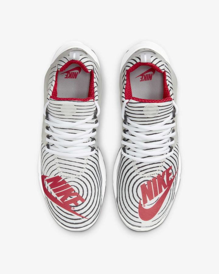 Zapatillas Nike Air Presto Hombre Blancas Rojas Gris Negras | KFZRH-1097