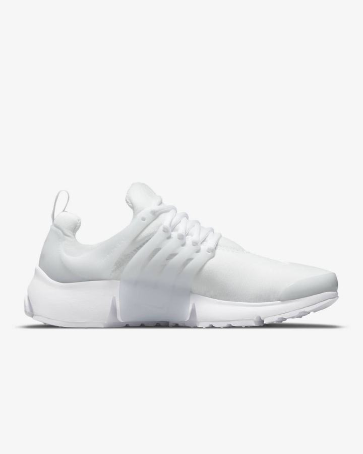 Zapatillas Nike Air Presto Hombre Blancas Plateadas | OFPKA-9402