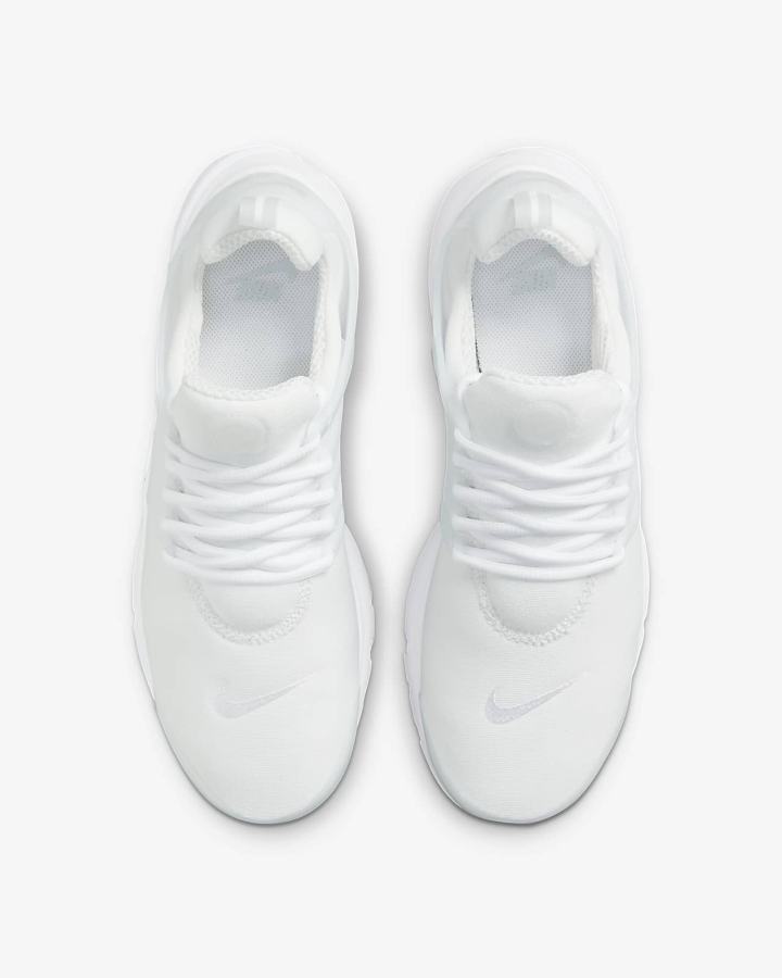 Zapatillas Nike Air Presto Hombre Blancas Plateadas | OFPKA-9402