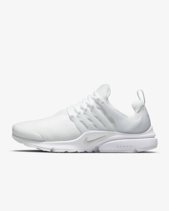 Zapatillas Nike Air Presto Hombre Blancas Plateadas | OFPKA-9402