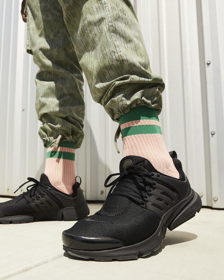 Zapatillas Nike Air Presto Hombre Negras | NRMAU-9647