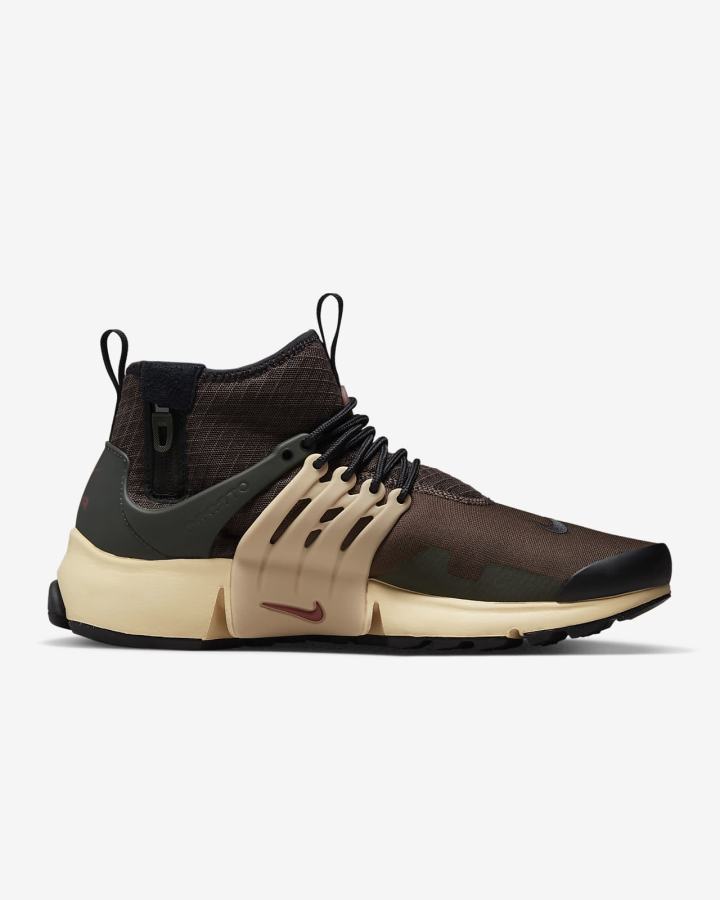 Zapatillas Nike Air Presto Mid Utility Hombre Marrones Rojas | LDOCU-9805