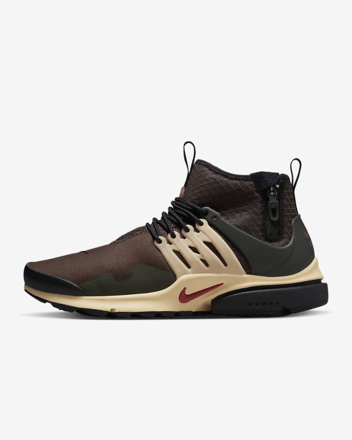 Zapatillas Nike Air Presto Mid Utility Hombre Marrones Rojas | LDOCU-9805
