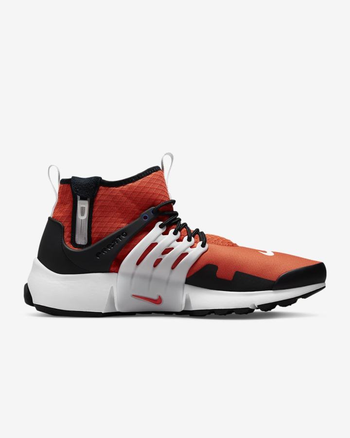 Zapatillas Nike Air Presto Mid Utility Hombre Naranjas Negras Blancas Naranjas | UNIBH-0284