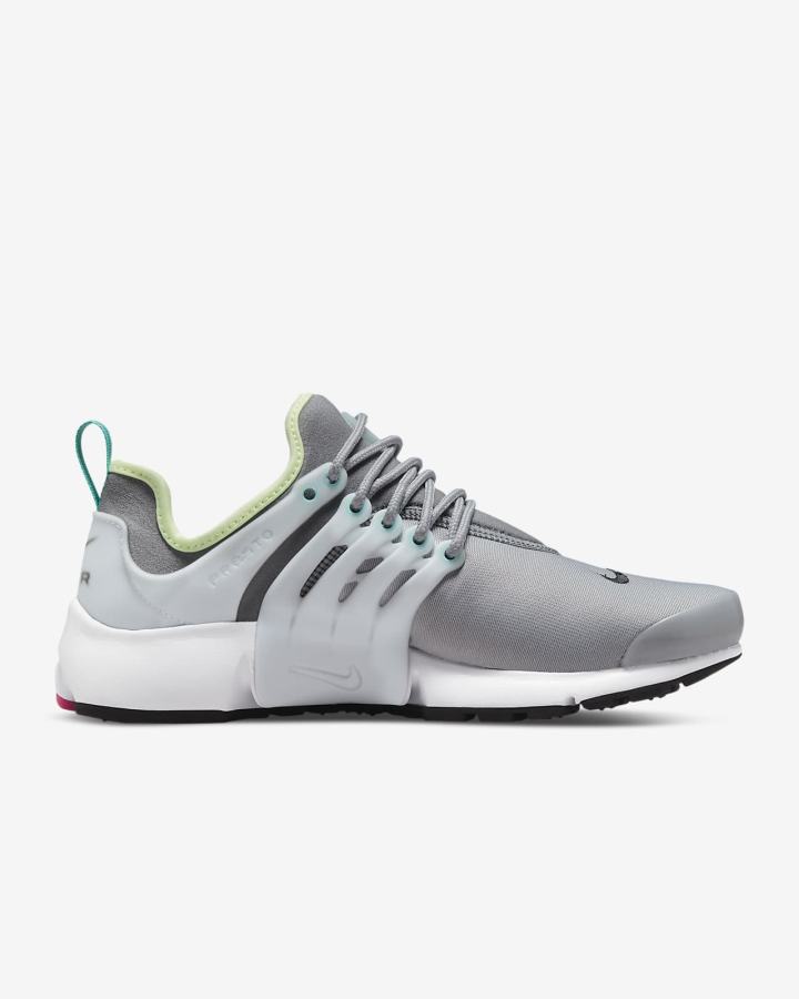 Zapatillas Nike Air Presto Mujer Gris Negras | VGYQS-4923