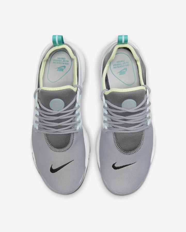 Zapatillas Nike Air Presto Mujer Gris Negras | VGYQS-4923