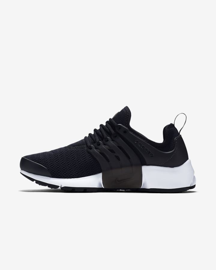 Zapatillas Nike Air Presto Mujer Negras Blancas Negras | KIEGQ-7402