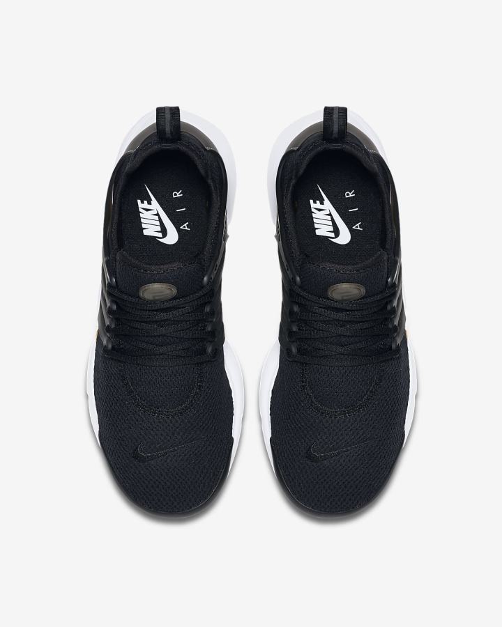 Zapatillas Nike Air Presto Mujer Negras Blancas Negras | KIEGQ-7402