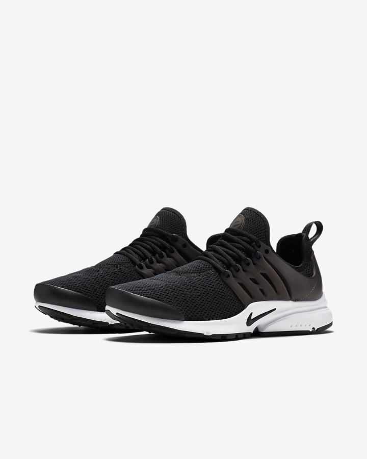 Zapatillas Nike Air Presto Mujer Negras Blancas Negras | KIEGQ-7402