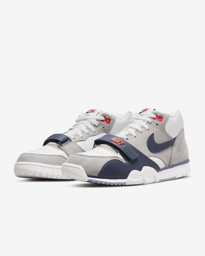 Zapatillas Nike Air Trainer 1 Hombre Blancas Gris Rojas Azul Marino | UPSAB-9321