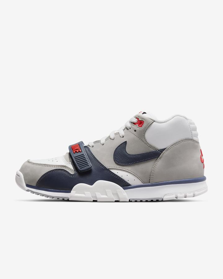 Zapatillas Nike Air Trainer 1 Hombre Blancas Gris Rojas Azul Marino | UPSAB-9321
