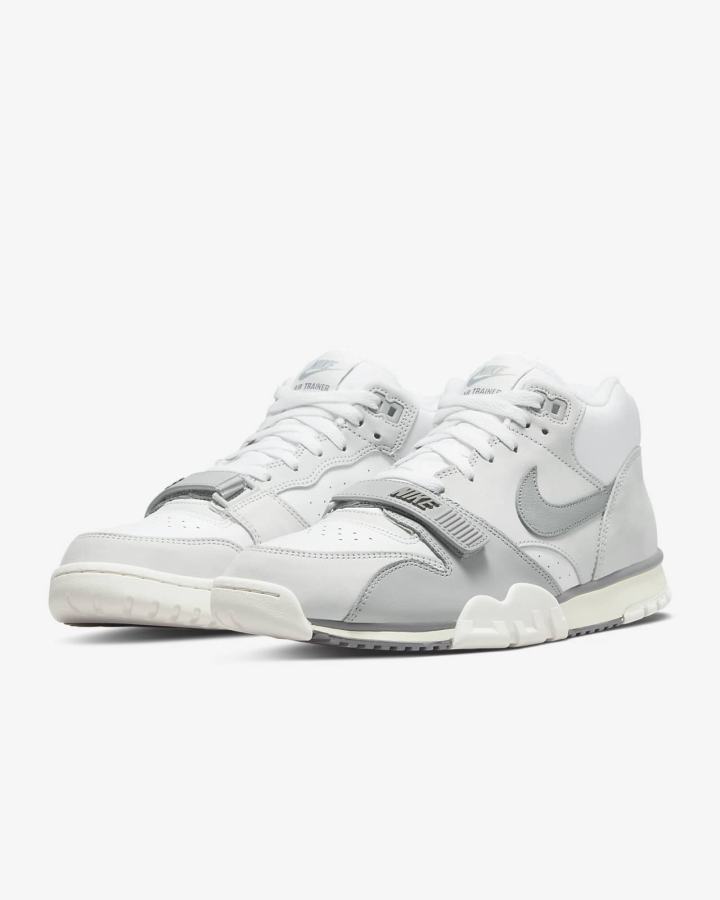 Zapatillas Nike Air Trainer 1 Hombre Gris Blancas Gris Claro | YSRGN-0145
