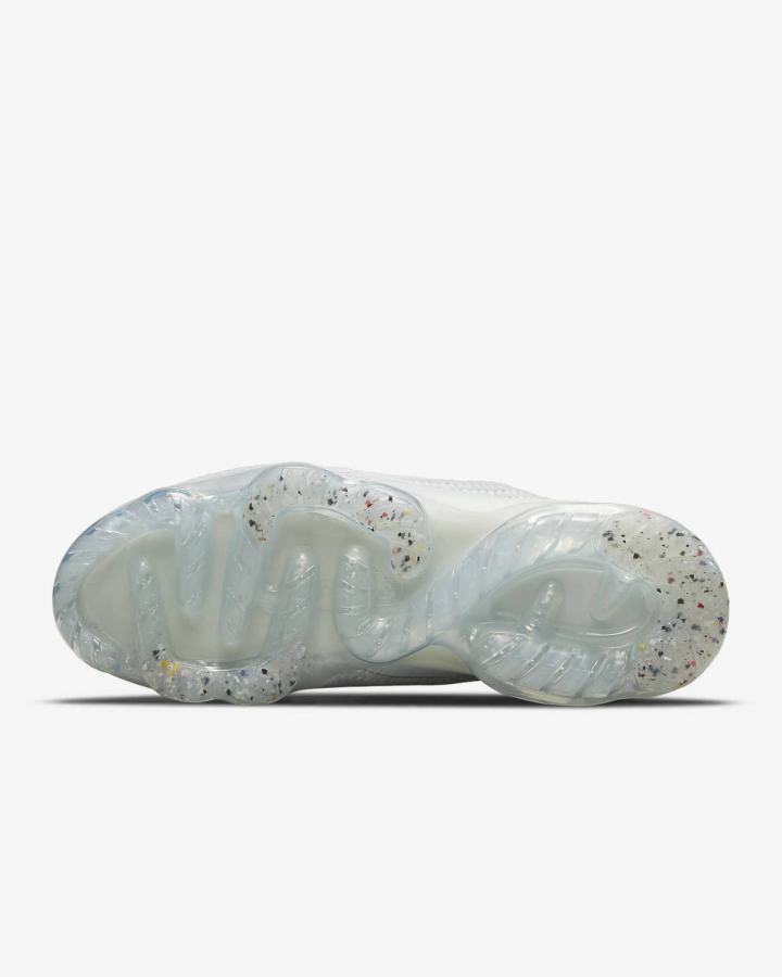 Zapatillas Nike Air VaporMax 2021 Flyknit Mujer Blancas Plateadas Metal Plateadas Blancas | BVFPZ-6170