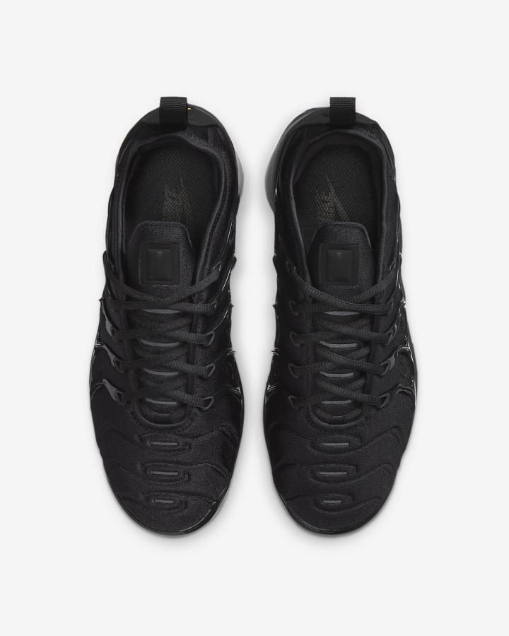 Zapatillas Nike Air VaporMax Plus Mujer Negras Gris Oscuro Negras | KNEFL-2146