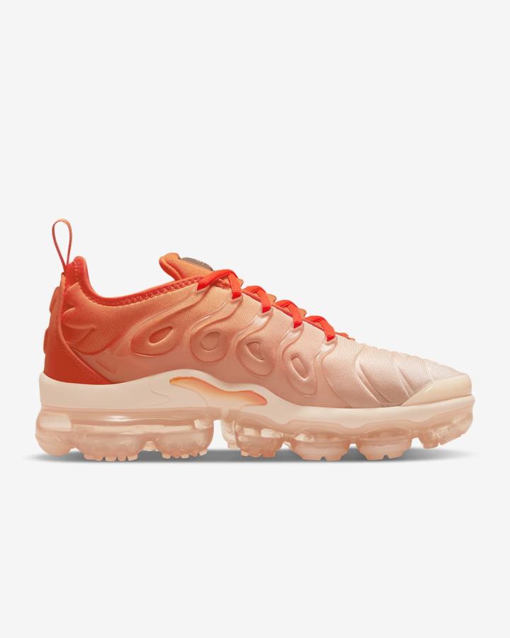 Zapatillas Nike Air VaporMax Plus Mujer Negras Naranjas | QIFLK-8159