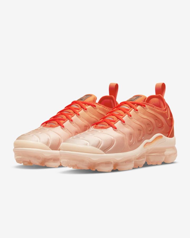 Zapatillas Nike Air VaporMax Plus Mujer Negras Naranjas | QIFLK-8159