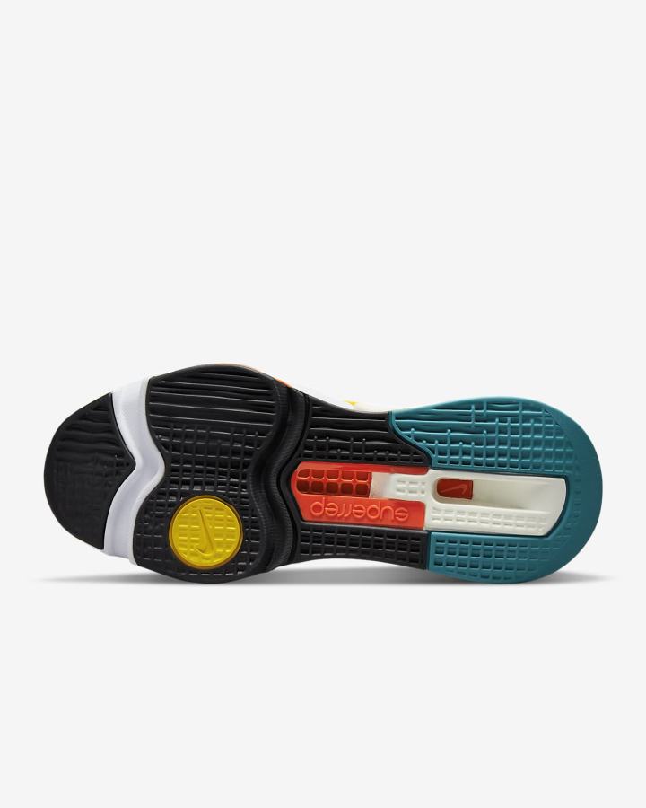 Zapatillas Nike Air Zoom SuperRep 3 HIIT Class Hombre Marrones Claro Blancas Naranjas | EZDVY-9428