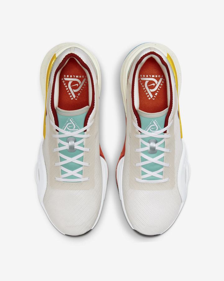 Zapatillas Nike Air Zoom SuperRep 3 HIIT Class Hombre Marrones Claro Blancas Naranjas | EZDVY-9428